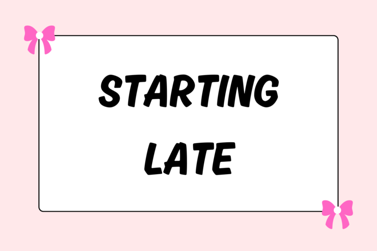 Advice for Starting Late in Ballet