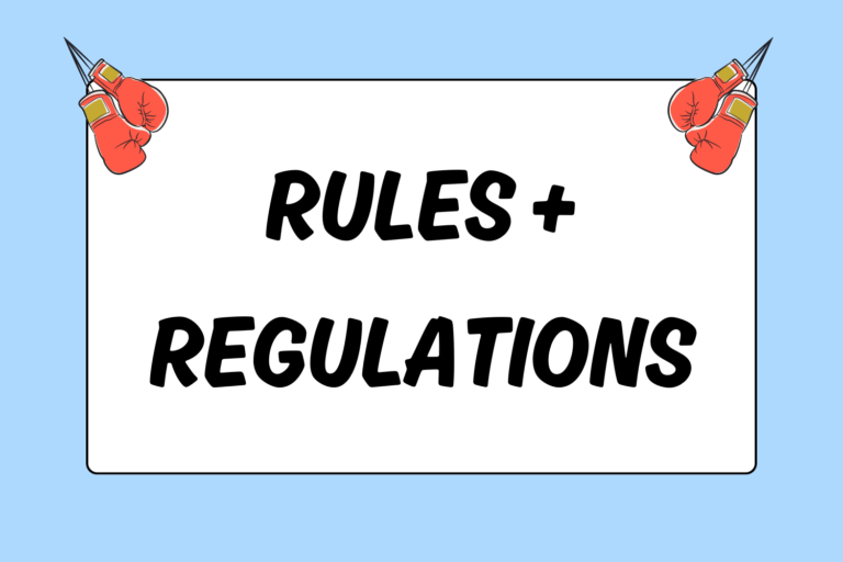 Boxing Rules & Regulations