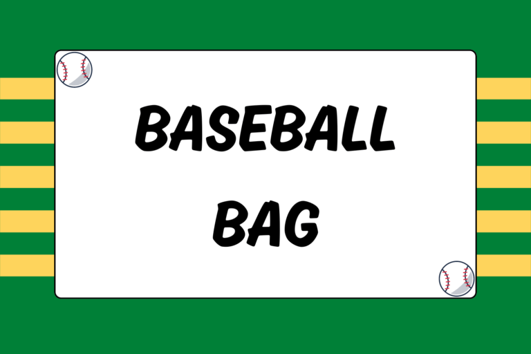 Essentials for Your Baseball Bag