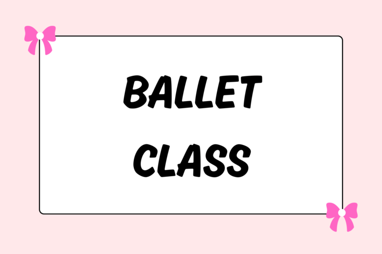 How a Ballet Class Works