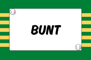 How to Bunt in Baseball