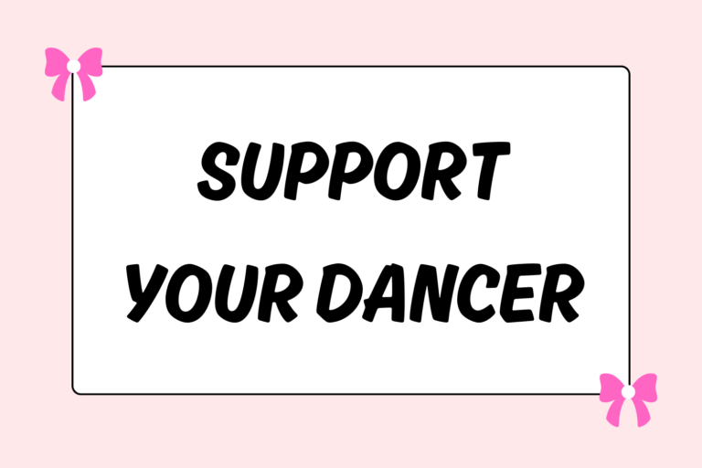 How to Support Your Ballet Dancer