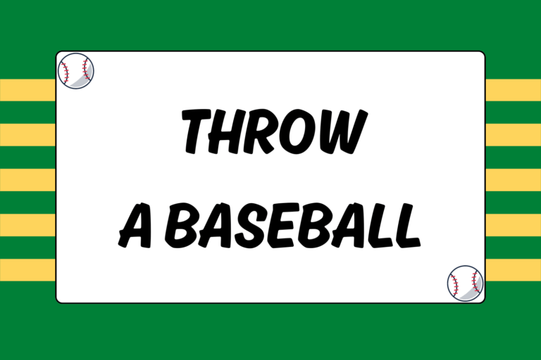 How to Throw a Baseball