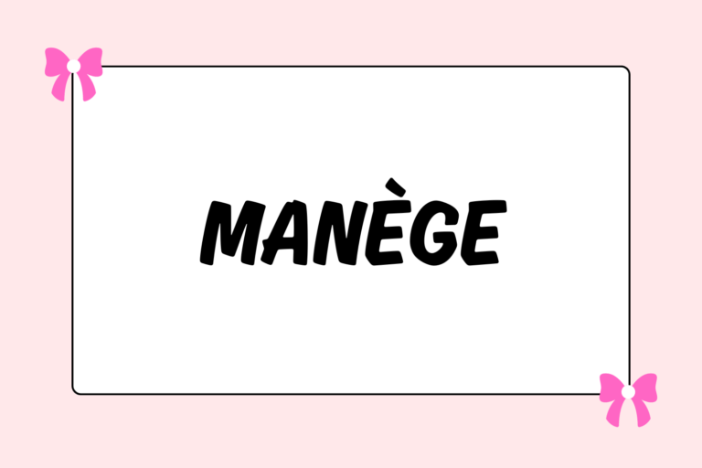 Tips for a Manège