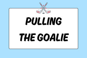 Advice for Pulling the Goalie in Ice Hockey