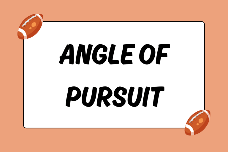 Football's Angle of Pursuit Explained