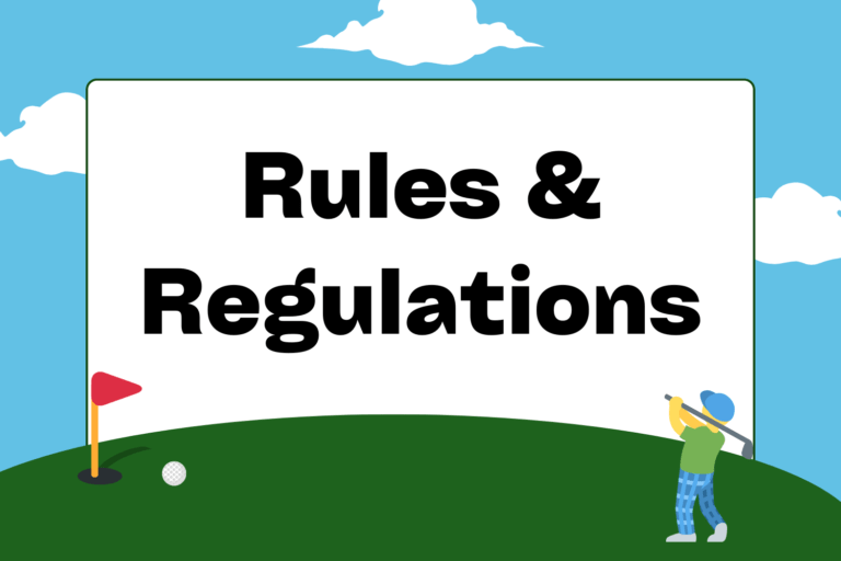 Golf Rules & Regulations