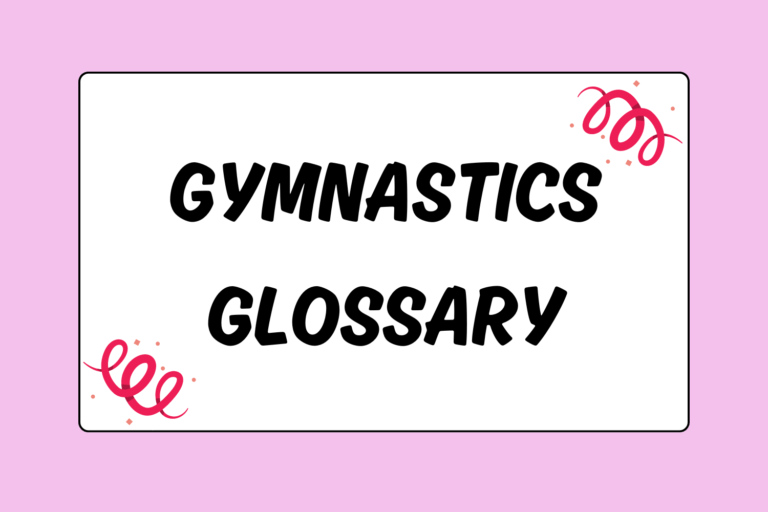 Gymnastics Glossary