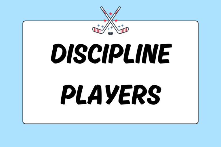 How to Discipline Players in Ice Hockey