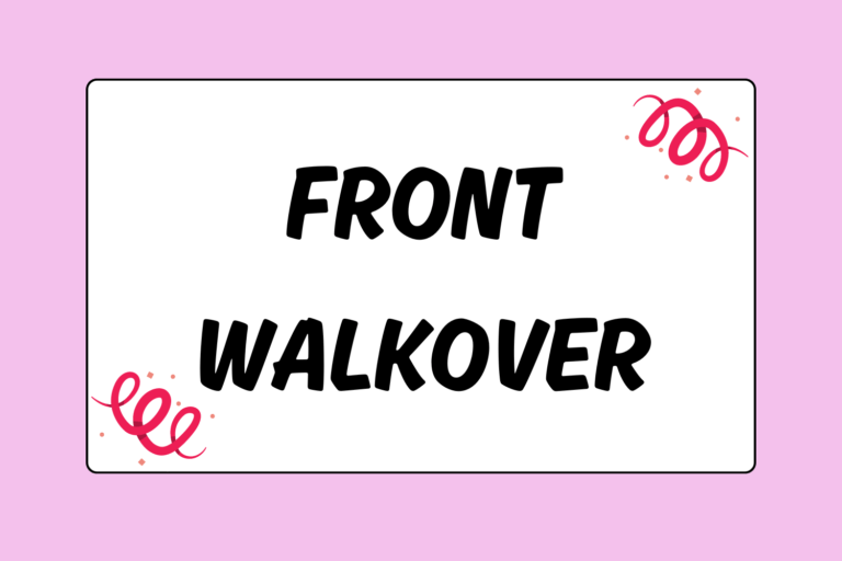 How to Do a Front Walkover in Gymnastics