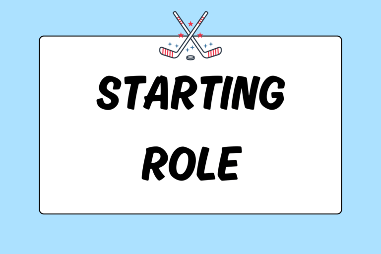 How to Earn a Starting Role in Ice Hockey