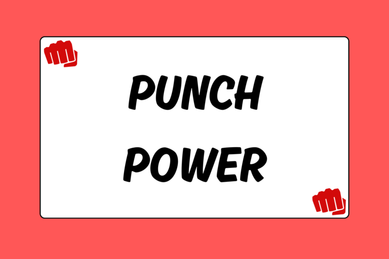 How to Increase Punch Power for MMA