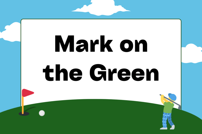 How to Mark a Golf Ball on the Green