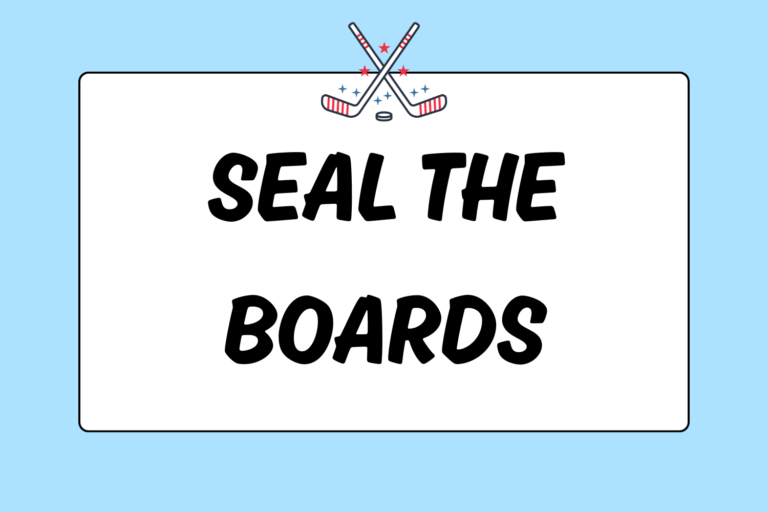 How to Seal the Boards in Ice Hockey