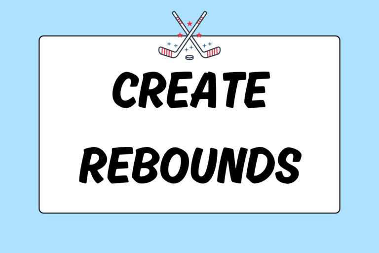 How to Shoot to Create Rebounds in Ice Hockey