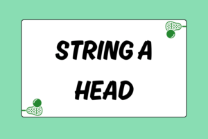 How to String a Lacrosse Head