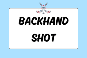 How to Take a Backhand Shot in Ice Hockey