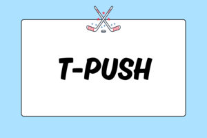 Ice Hockey Goalie How to T-Push