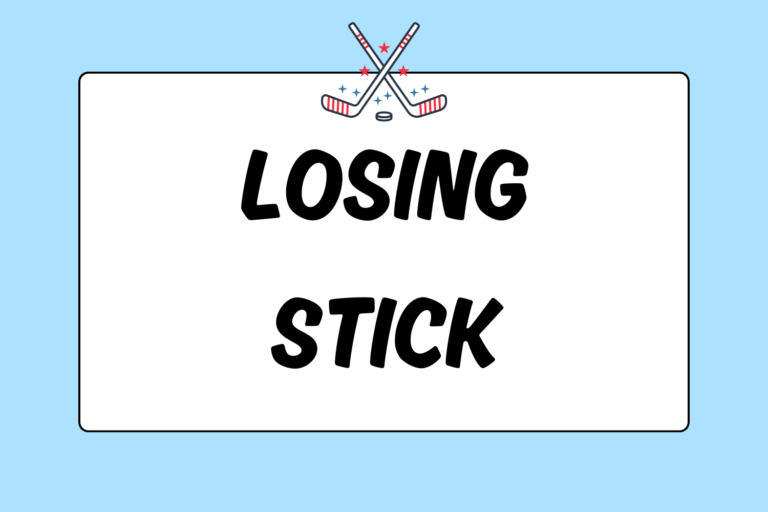 What to Do When Your Ice Hockey Goalie Loses His Stick