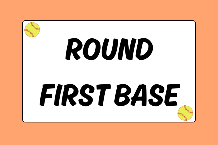 Baserunning in Softball How to Round First Base