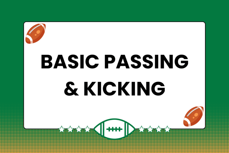 Basic Rugby Passing & Kicking