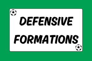 Common Defensive Soccer Formations