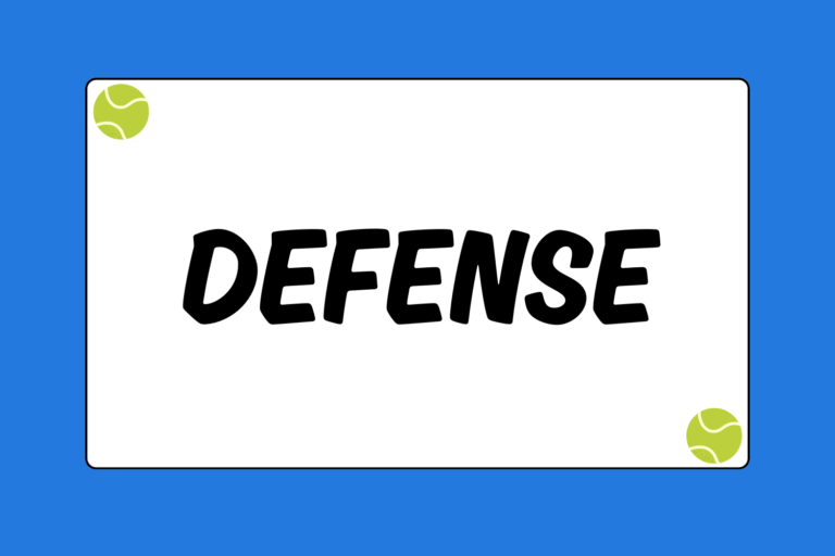 Defense in Tennis