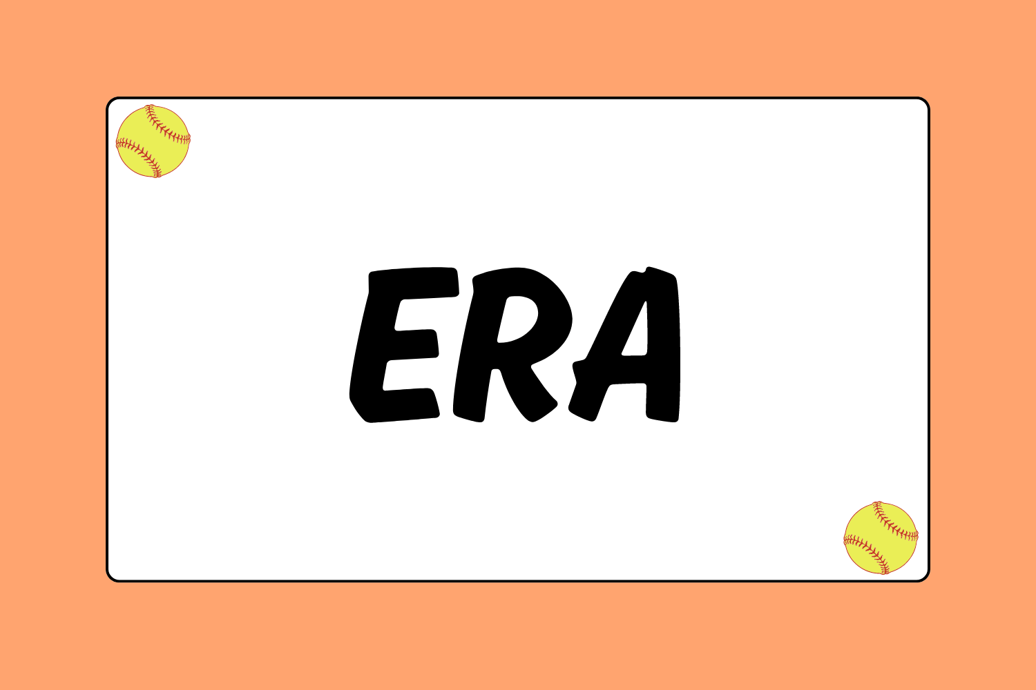 How to calculate a pitcher s earned run average in softball