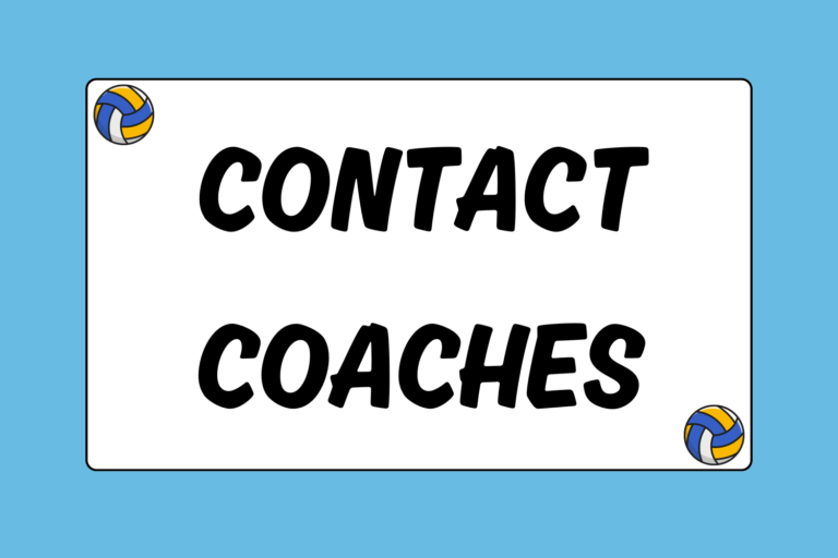 How to Contact College Volleyball Coaches