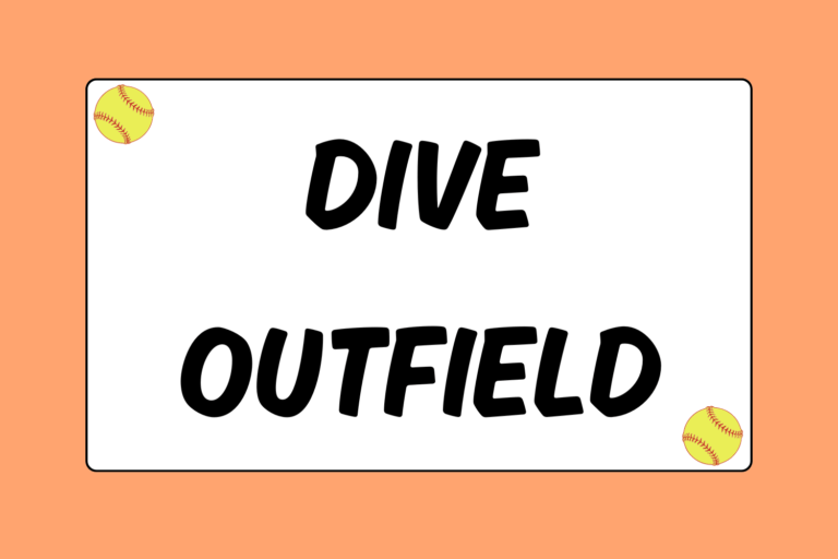 How to Dive for a Ball in the Outfield in Softball