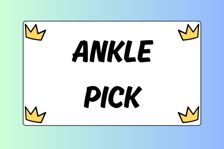 How to Do a Basic Ankle Pick