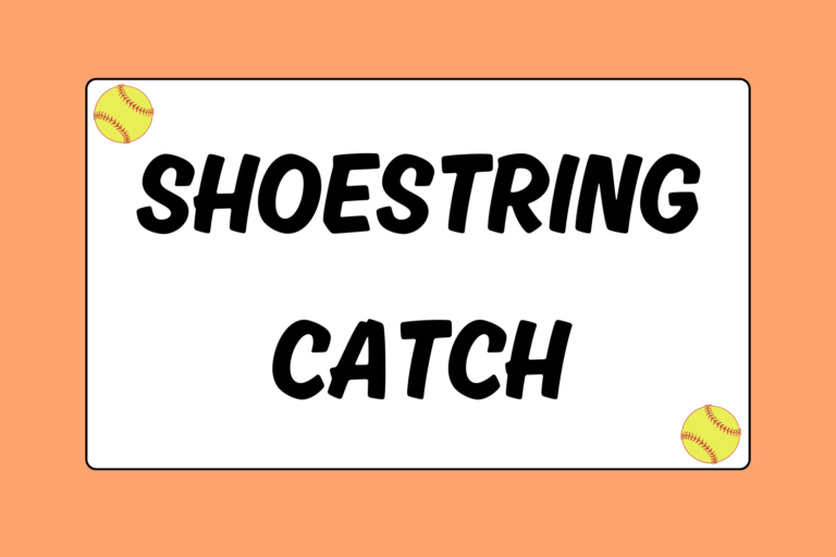 How to Make a Shoestring Catch in the Outfield in Softball