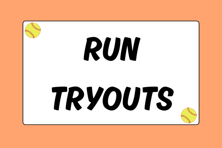 How to Run a Softball Tryout