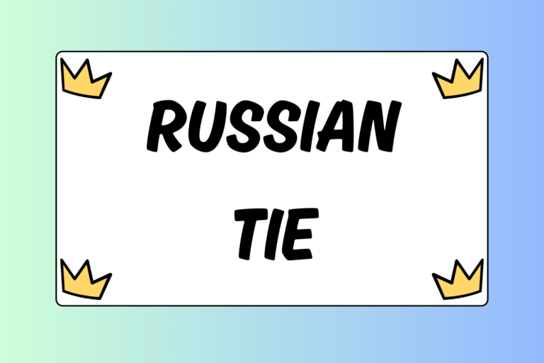 How to Use the Russian Tie