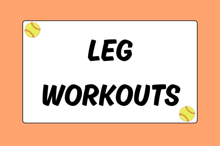 Leg Workouts for Softball Players