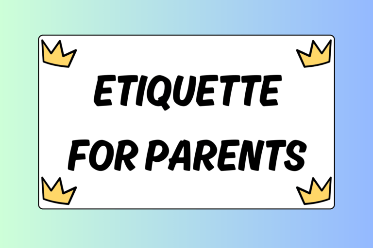 Match-side Etiquette for Wrestler’s Parents