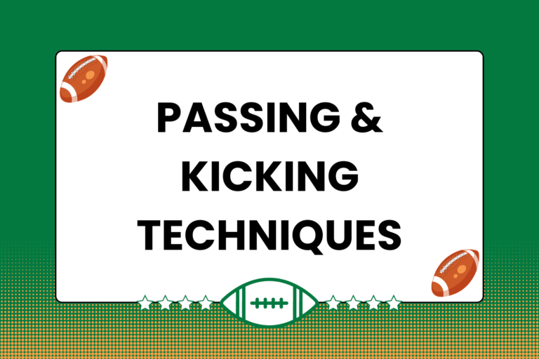 Rugby Passing & Kicking Techniques