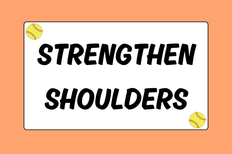 Shoulder Strengthening Exercises for Softball