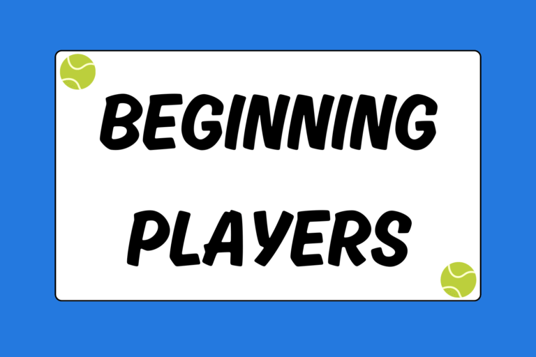 Tips for Beginning Tennis Players