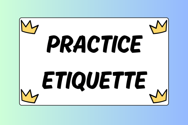 Wrestling Practice Etiquette